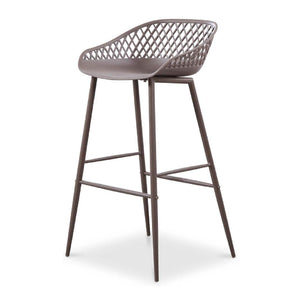Modern European furniture - Molded Indoor/Outdoor Bar Stools (2) - www.oroa.com