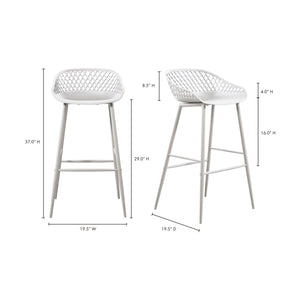 Modern European furniture - Molded Indoor/Outdoor Bar Stools (2) - www.oroa.com