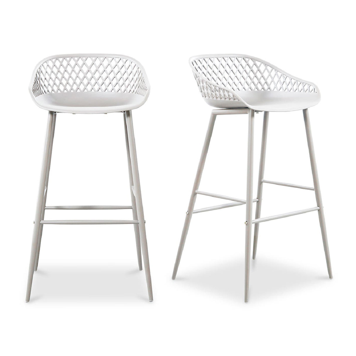 Modern European furniture - Molded Indoor/Outdoor Bar Stools (2) - www.oroa.com