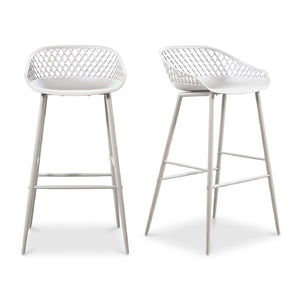 Modern European furniture - Molded Indoor/Outdoor Bar Stools (2) - www.oroa.com