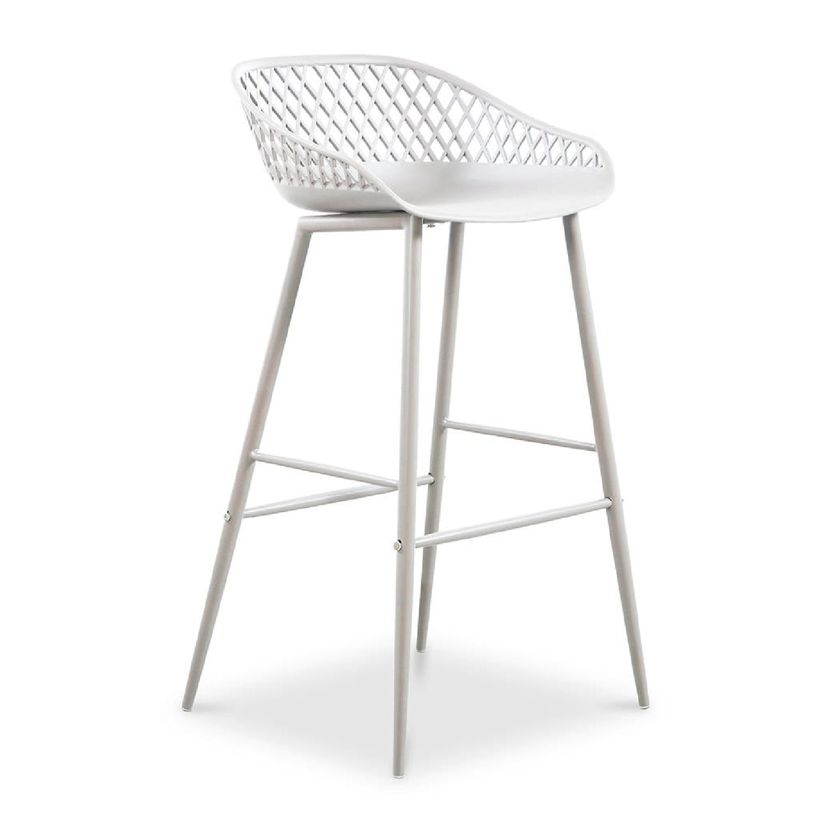 Modern European furniture - Molded Indoor/Outdoor Bar Stools (2) - www.oroa.com