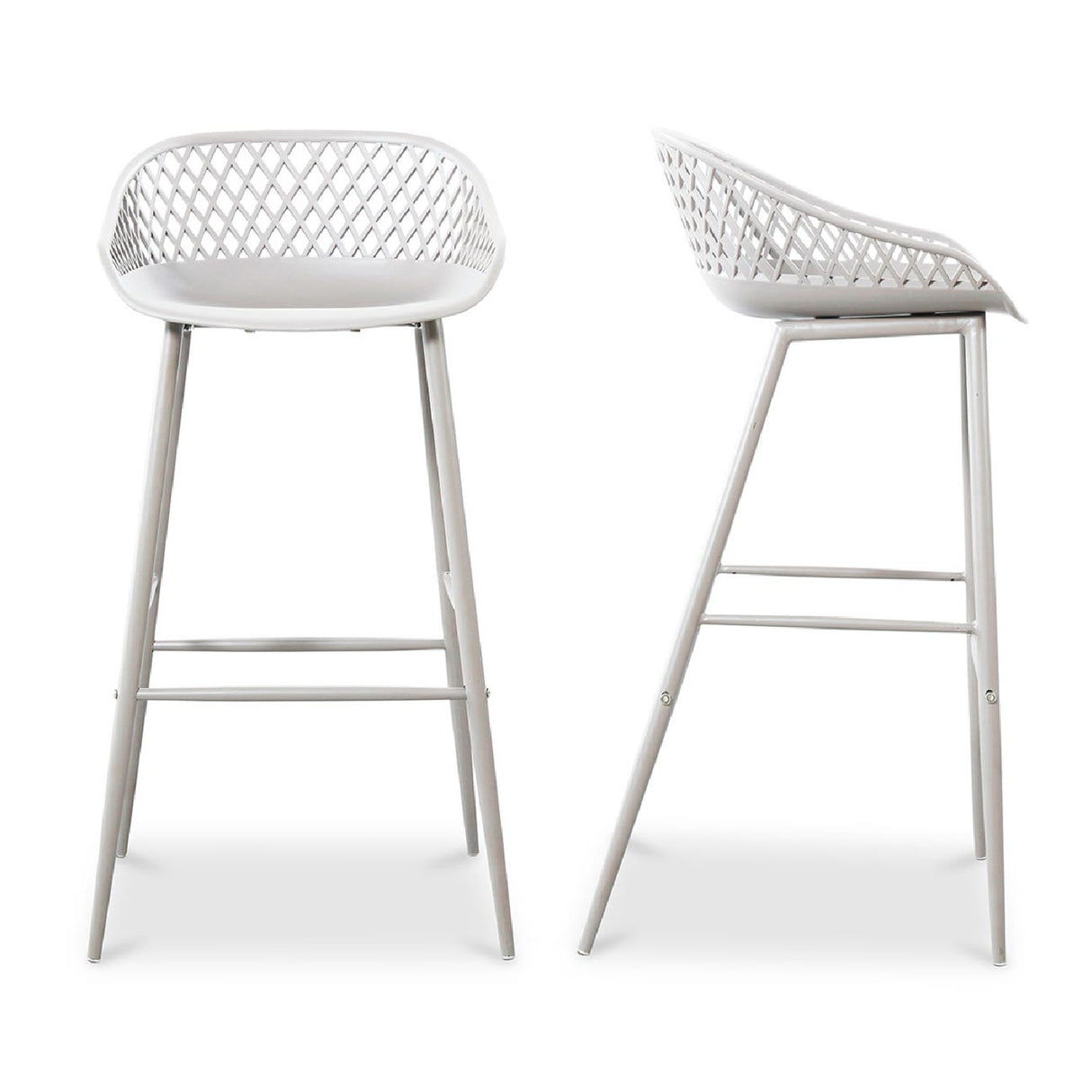 Modern European furniture - Molded Indoor/Outdoor Bar Stools (2) - www.oroa.com