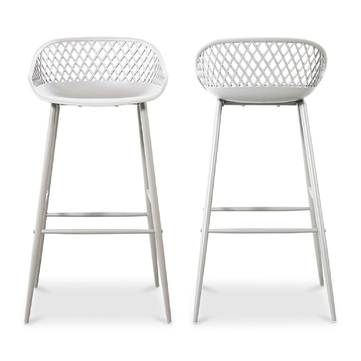 Modern European furniture - Molded Indoor/Outdoor Bar Stools (2) - www.oroa.com