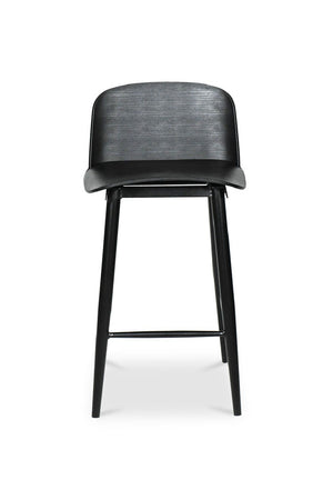 Modern European furniture - Black Indoor/Outdoor Counter Stools (2) - www.oroa.com