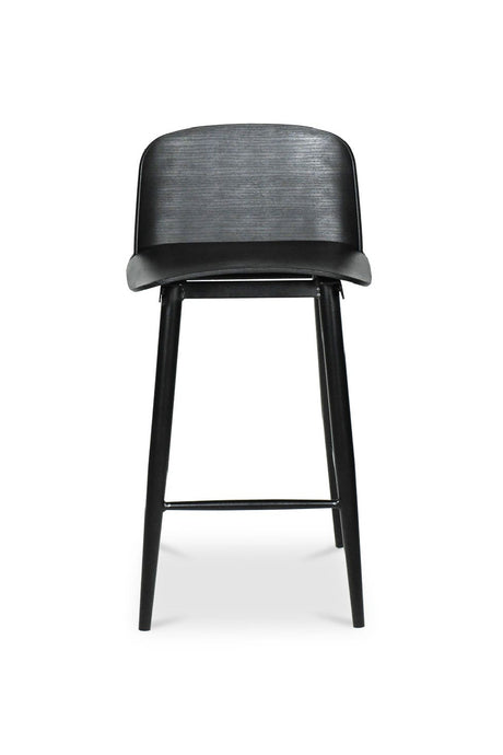 Modern European furniture - Black Indoor/Outdoor Counter Stools (2) - www.oroa.com