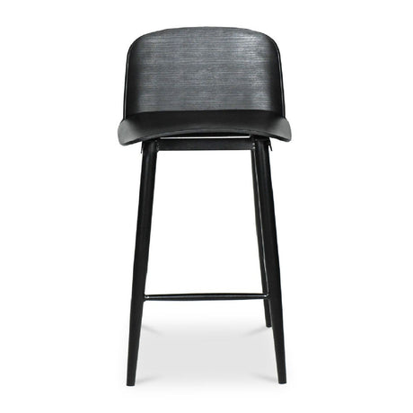   Modern European furniture - Black Indoor/Outdoor Counter Stools (2) - www.oroa.com | Oroa.com