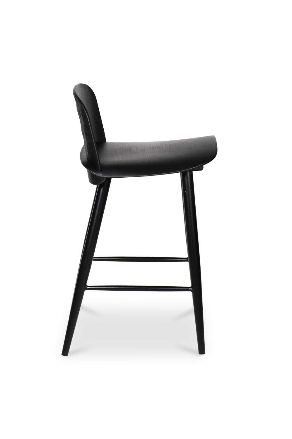 Modern European furniture - Black Indoor/Outdoor Counter Stools (2) - www.oroa.com