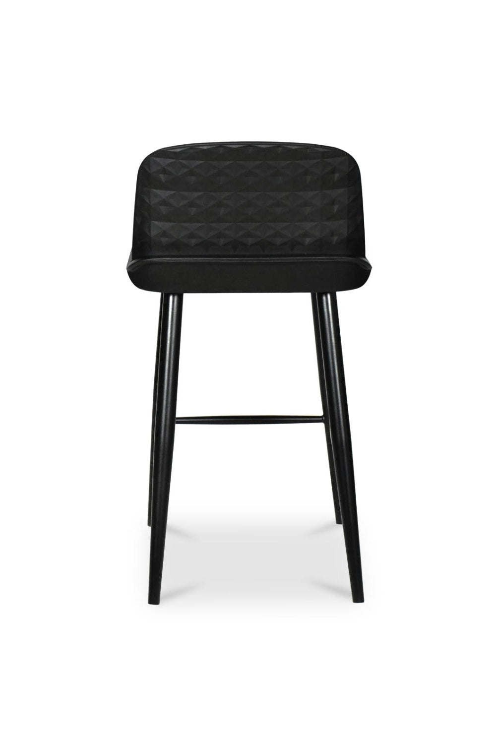 Modern European furniture - Black Indoor/Outdoor Counter Stools (2) - www.oroa.com
