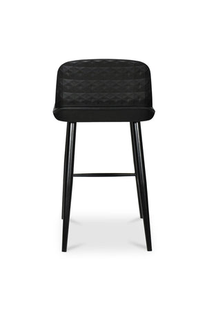 Modern European furniture - Black Indoor/Outdoor Counter Stools (2) - www.oroa.com