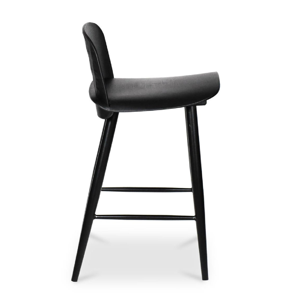   Modern European furniture - Black Indoor/Outdoor Counter Stools (2) - www.oroa.com | Oroa.com