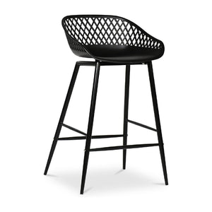 Modern European furniture - Diamond-Mesh Indoor/Outdoor Counter Stools (2) - www.oroa.com