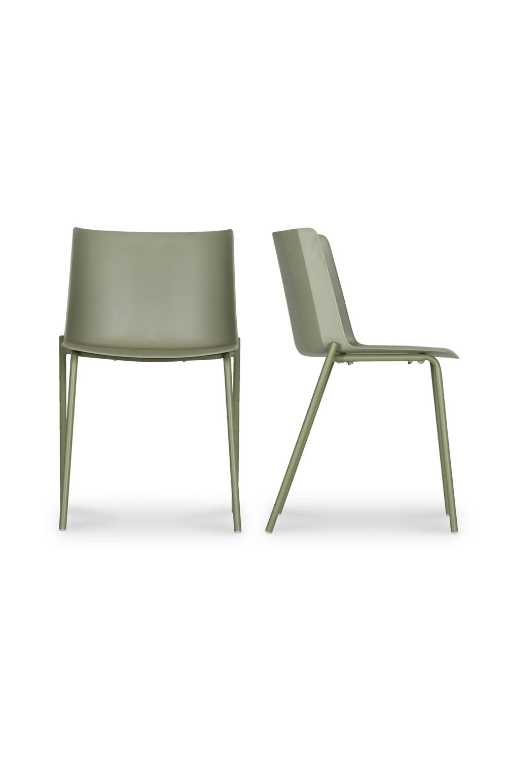   Modern European furniture - Green Outdoor Dining Chairs (2) - www.oroa.com | Oroa.com