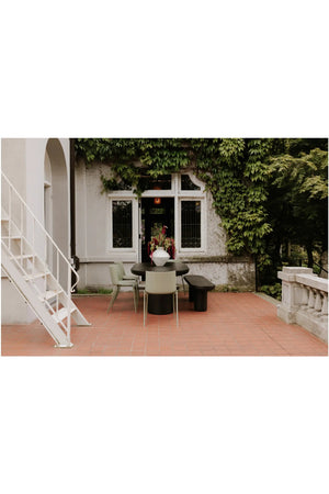   Modern European furniture - Green Outdoor Dining Chairs (2) - www.oroa.com | Oroa.com