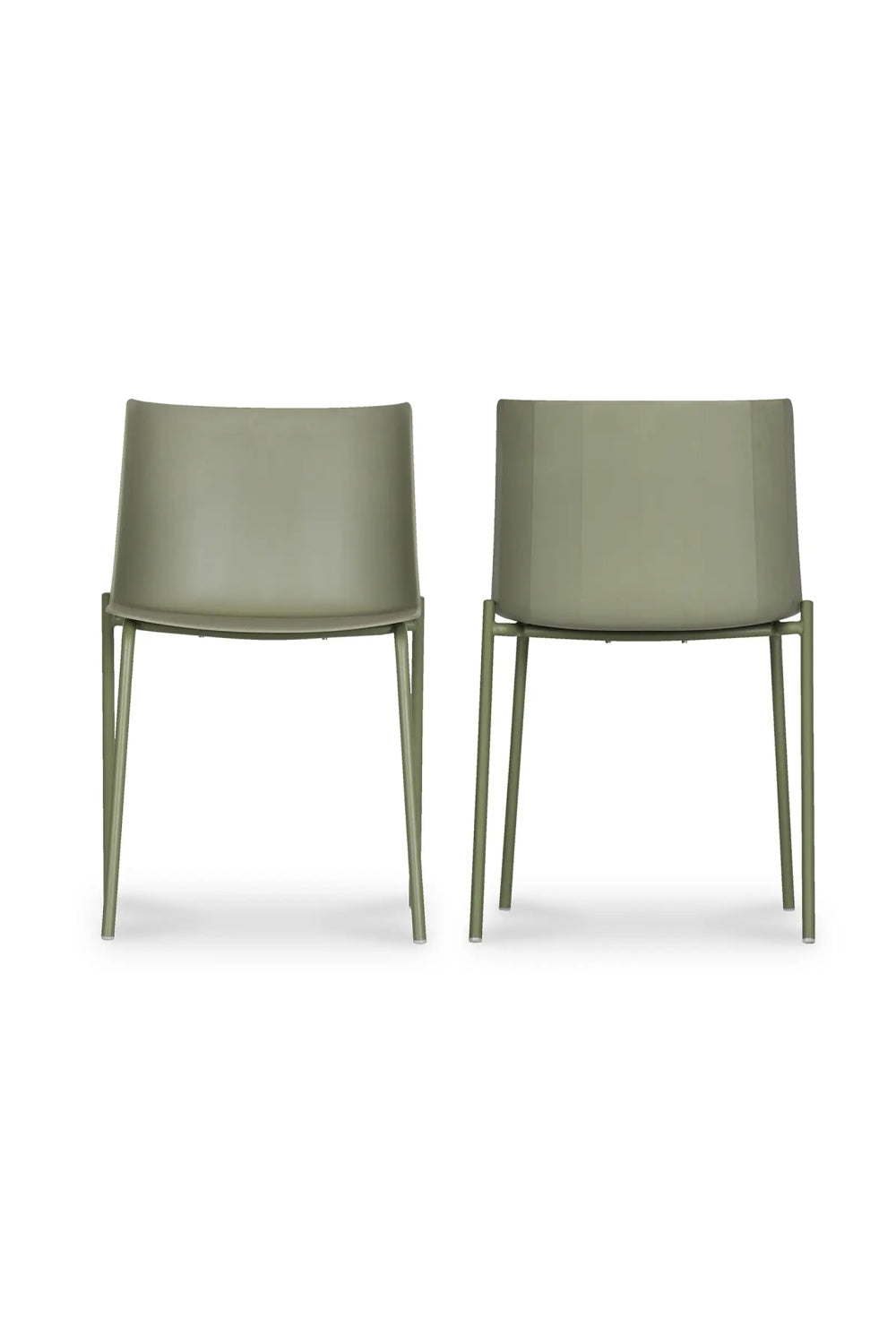   Modern European furniture - Green Outdoor Dining Chairs (2) - www.oroa.com | Oroa.com