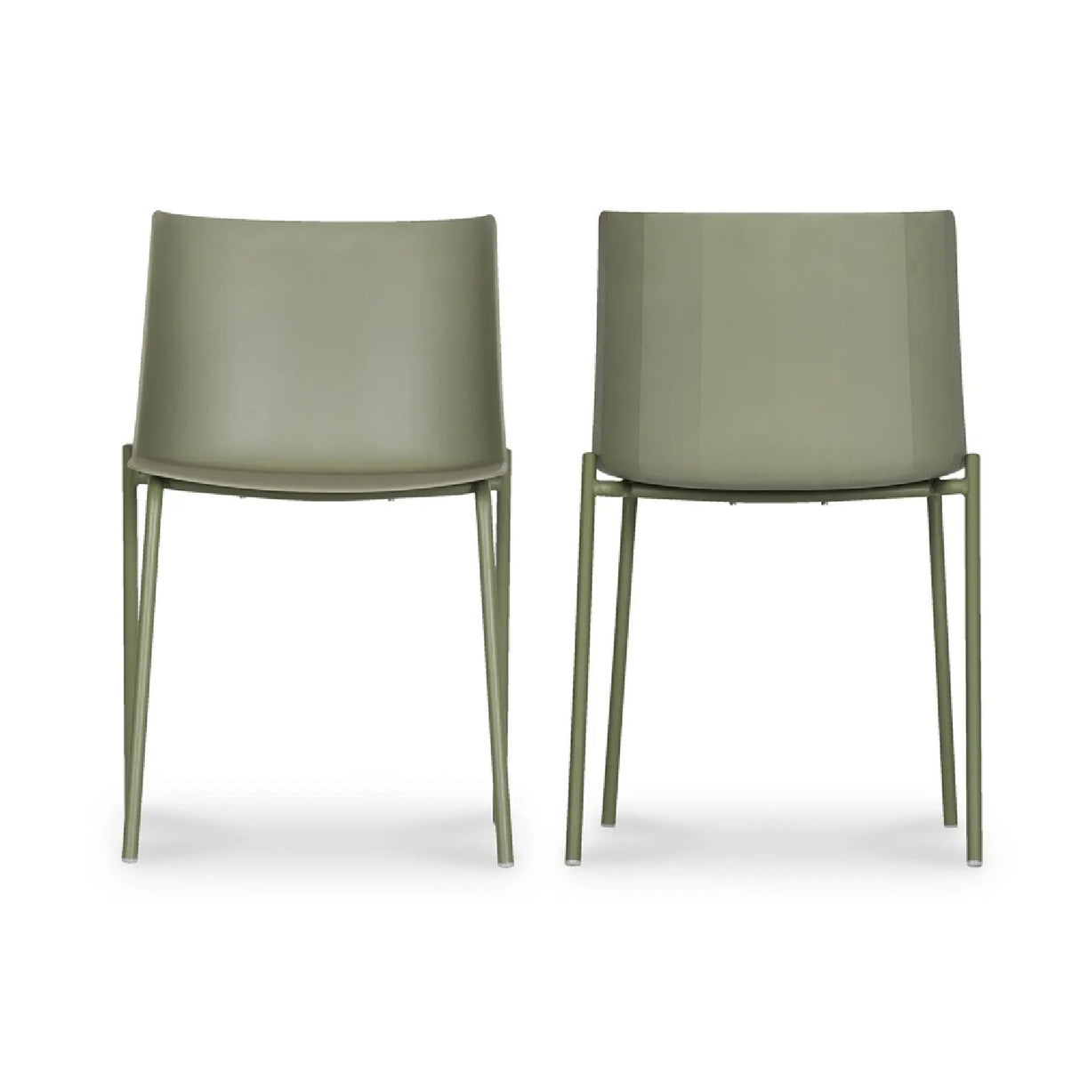   Modern European furniture - Green Outdoor Dining Chairs (2) - www.oroa.com | Oroa.com