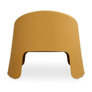   Yellow Round Outdoor Accent Chairs (2) | Oroa.com