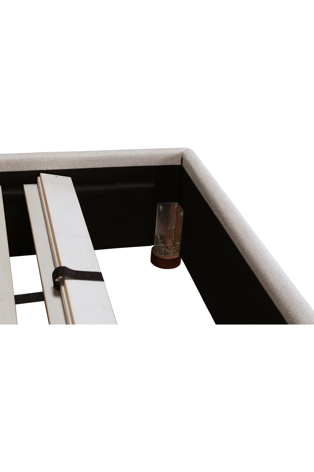 Beige Linen Blend Bed | Novi Living Luzon | Oroa.com