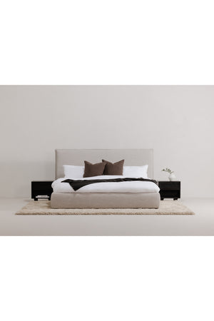 Gray Linen Blend Bed | Novi Living Luzon | Oroa.com