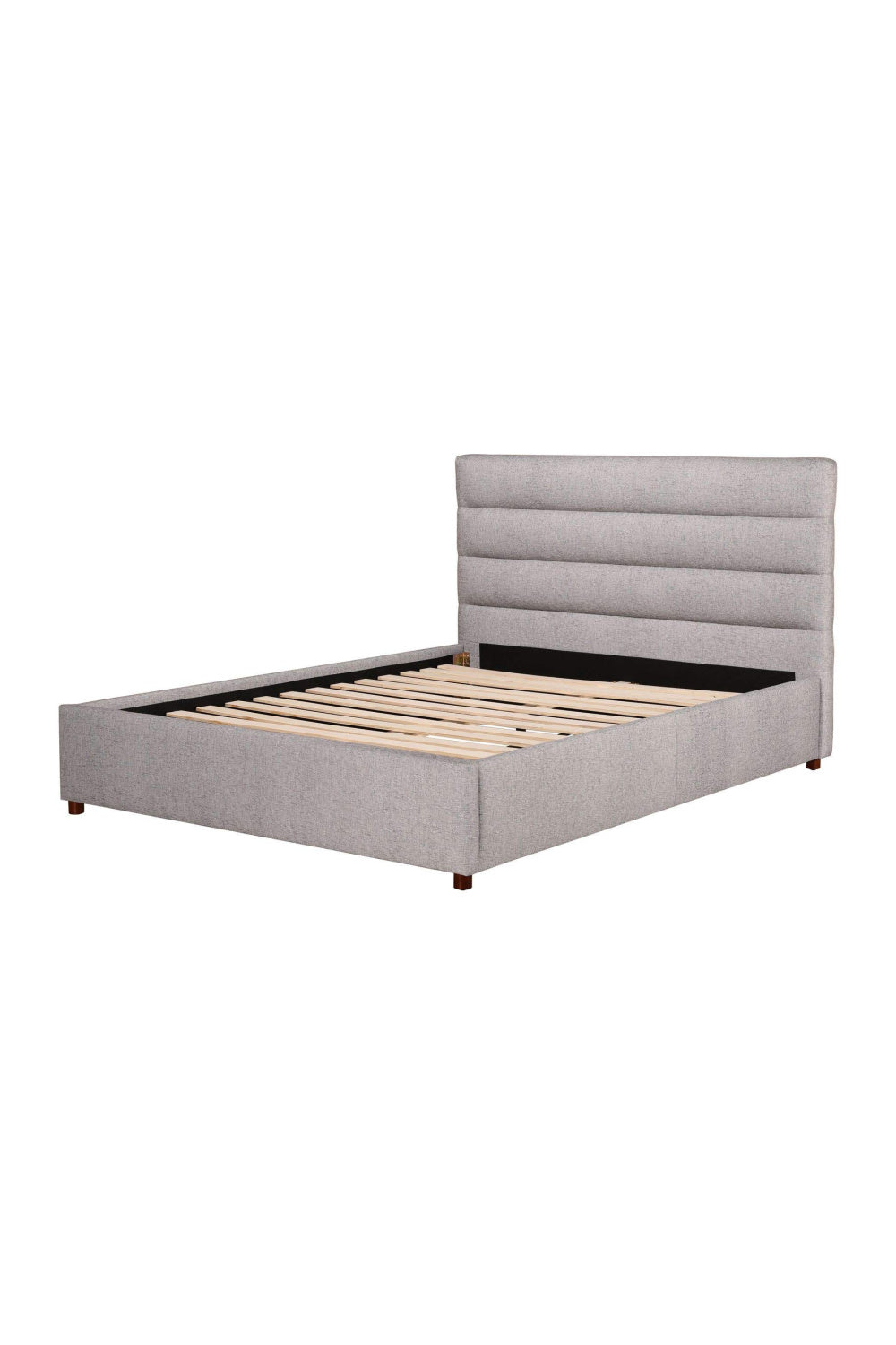 Tufted Gray King Bed | Novi Living Takio | Oroa.com