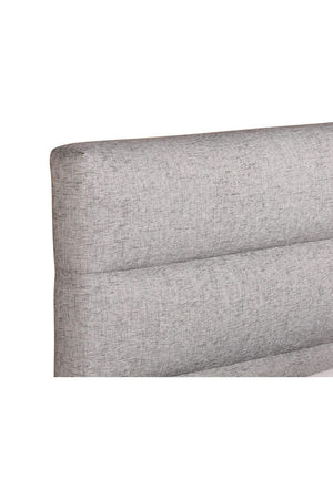 Tufted Gray King Bed | Novi Living Takio | Oroa.com