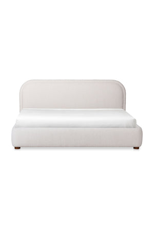   Modern European furniture - Beige Velvet Queen Bed - www.oroa.com | Oroa.com