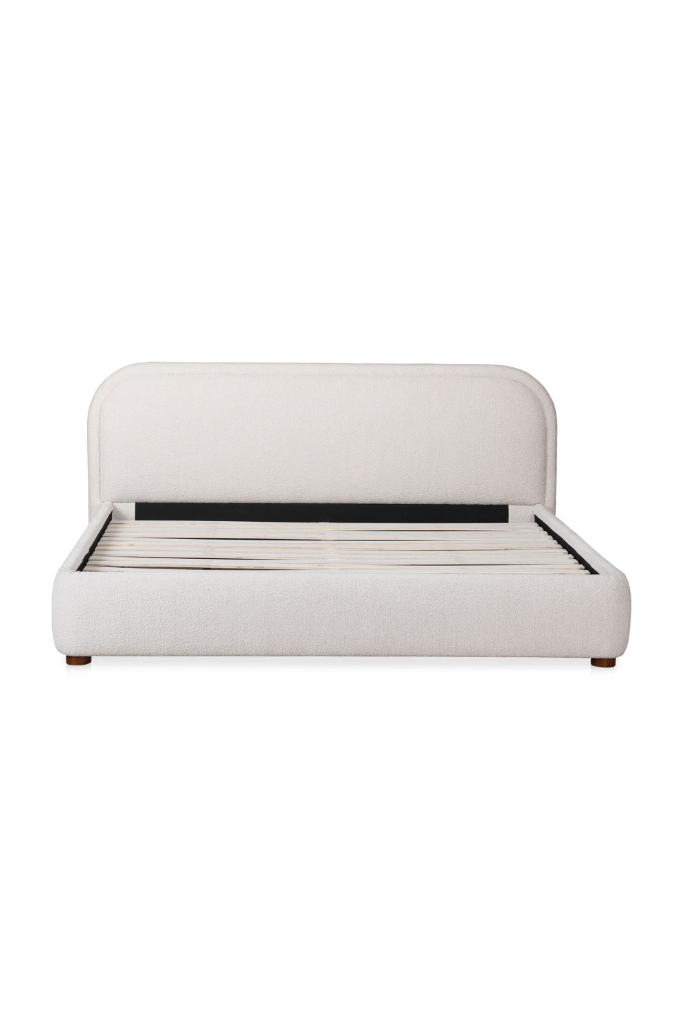   Modern European furniture - Beige Velvet Queen Bed - www.oroa.com | Oroa.com