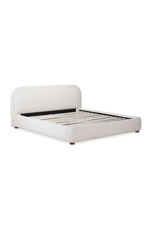   Modern European furniture - Beige Velvet Queen Bed - www.oroa.com | Oroa.com