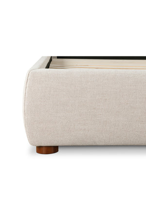 Beige Linen Blend Bed | Novi Living Luzon | Oroa.com