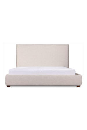 Beige Linen Blend Bed | Novi Living Luzon | Oroa.com