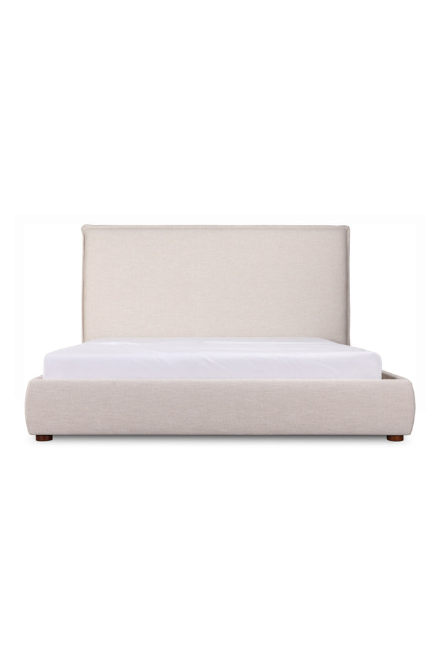 Beige Linen Blend Bed | Novi Living Luzon | Oroa.com