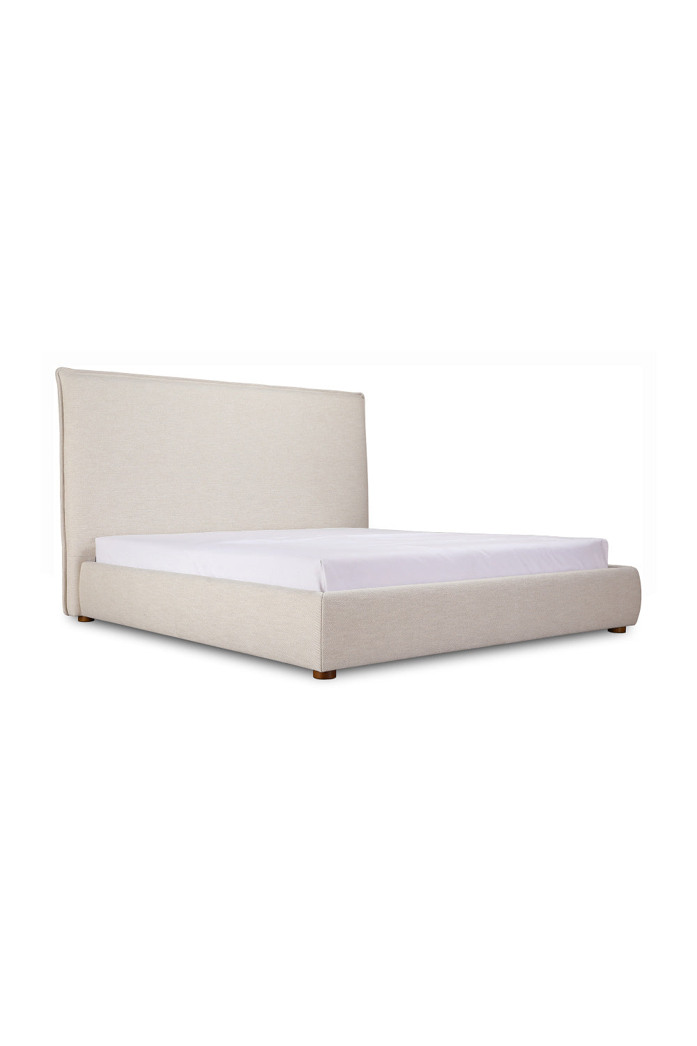 Beige Linen Blend Bed | Novi Living Luzon | Oroa.com