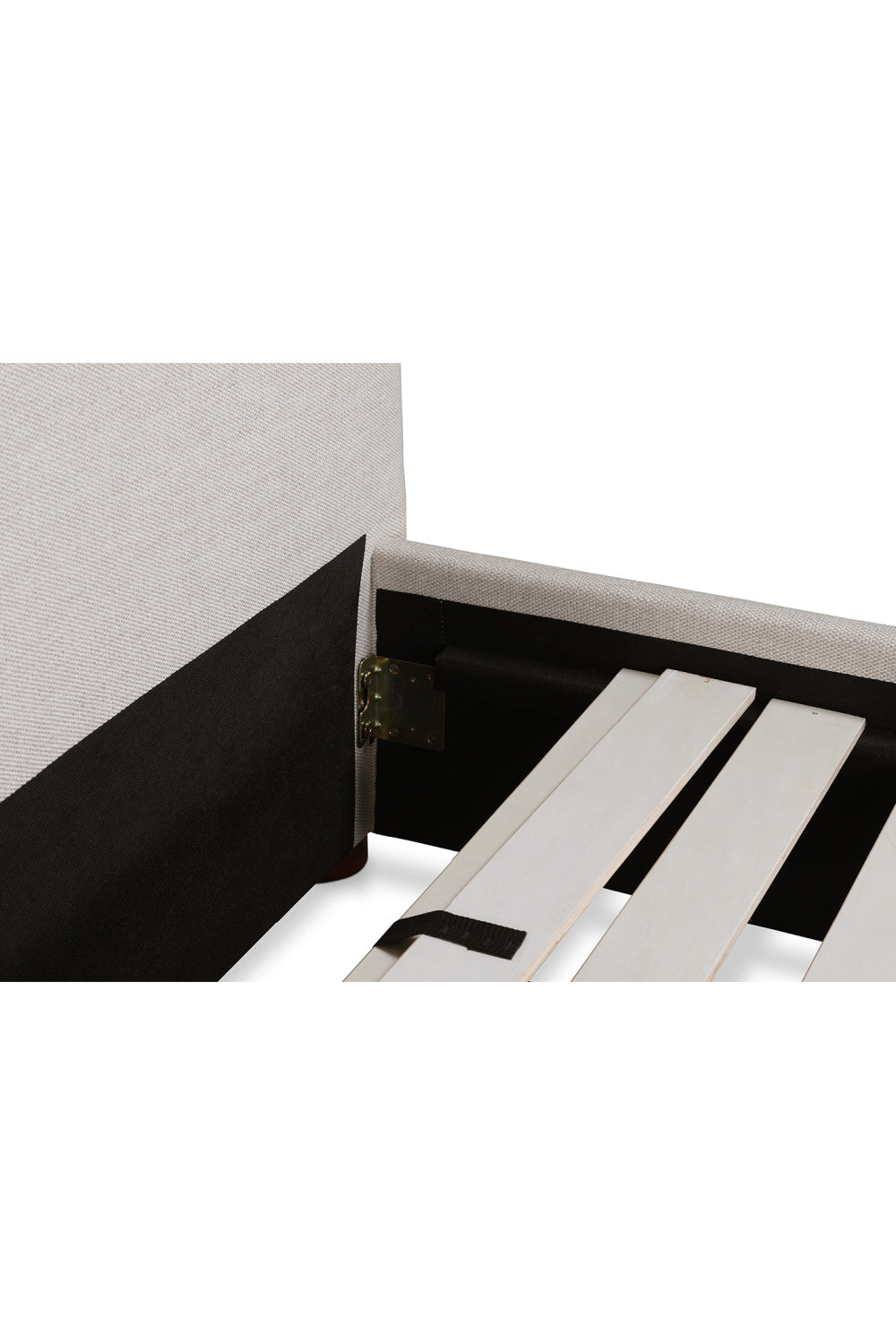 Beige Linen Blend Bed | Novi Living Luzon | Oroa.com