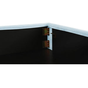   Blue King Storage Bed | Oroa.com