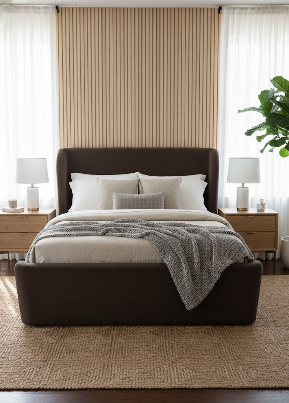 Upholstered Storage Bed | Novi Living Sophia | Oroa.com