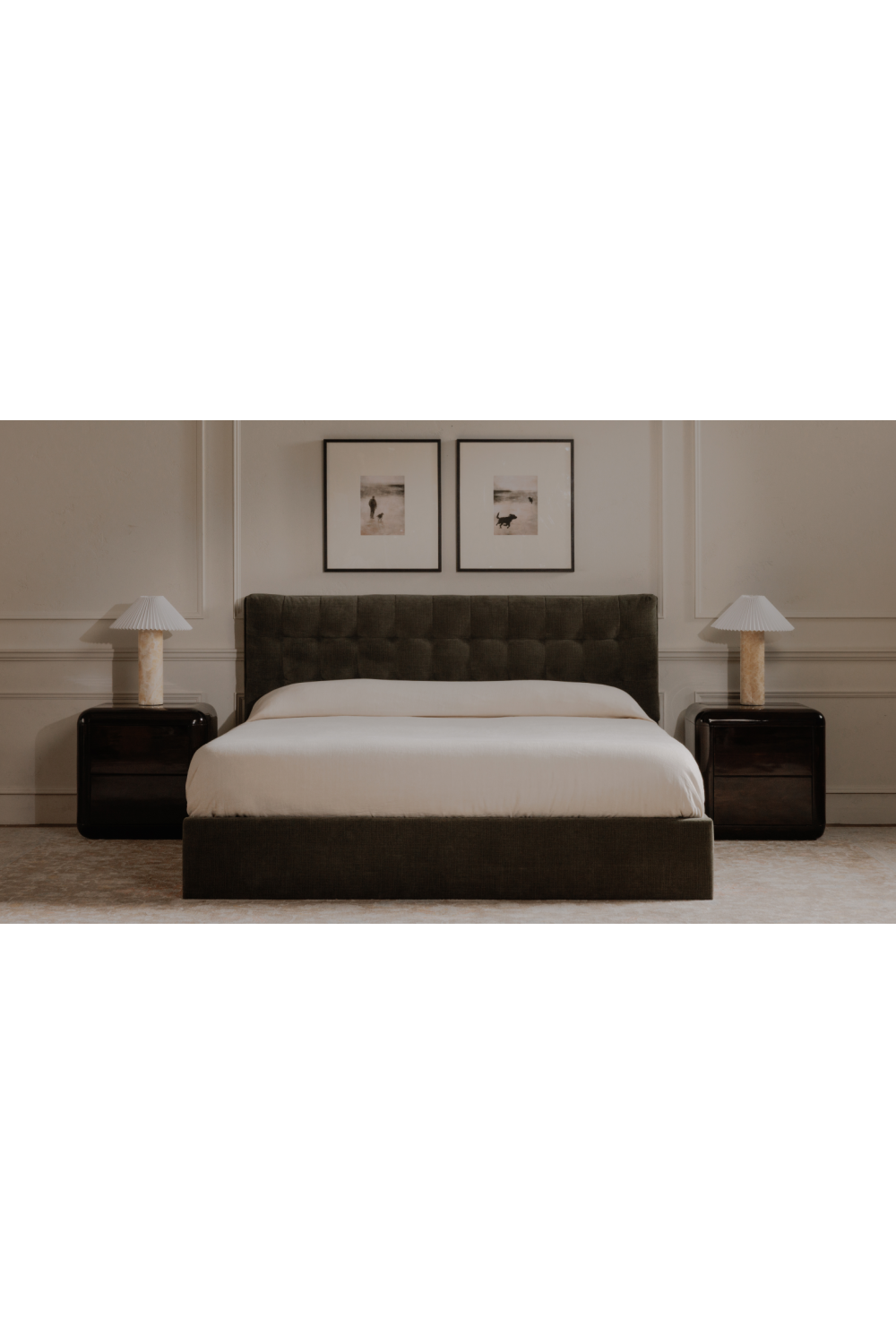Tufted Storage Bed | Novi Living Sebastion | Oroa.com