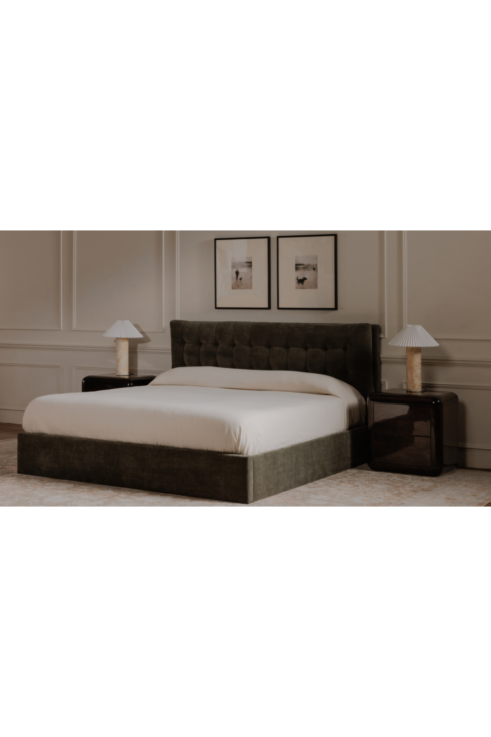Tufted Storage Bed | Novi Living Sebastion | Oroa.com