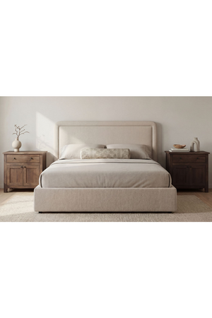 Piped Detail Storage Bed | Novi Living Simon | Oroa.com