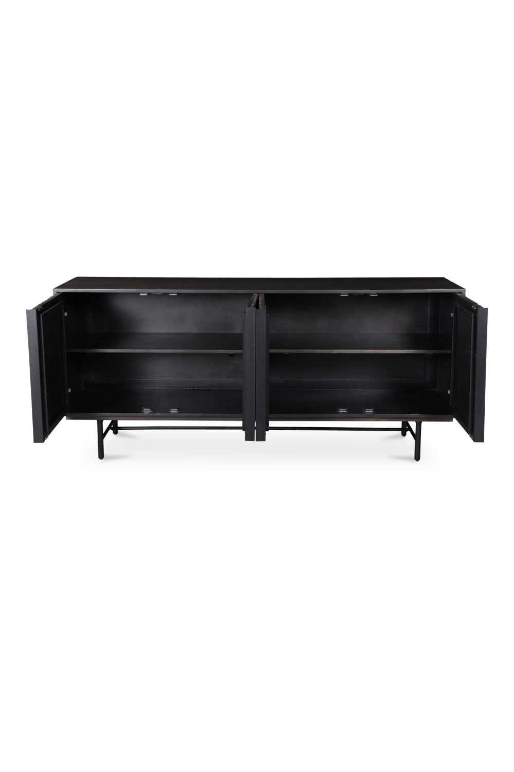   Modern European furniture - Reeded Wood 4-Door Sideboard - www.oroa.com | Oroa.com