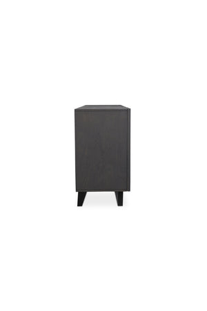 Modern European furniture - Dark Mango Wood 4-Door Sideboard - www.oroa.com