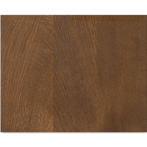 Modern European furniture - Brown Oak Round 2-Drawer Nightstand - www.oroa.com