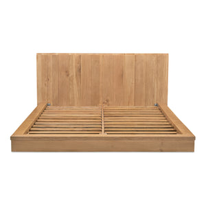 Modern European furniture - Solid Oak Wood Bed - www.oroa.com