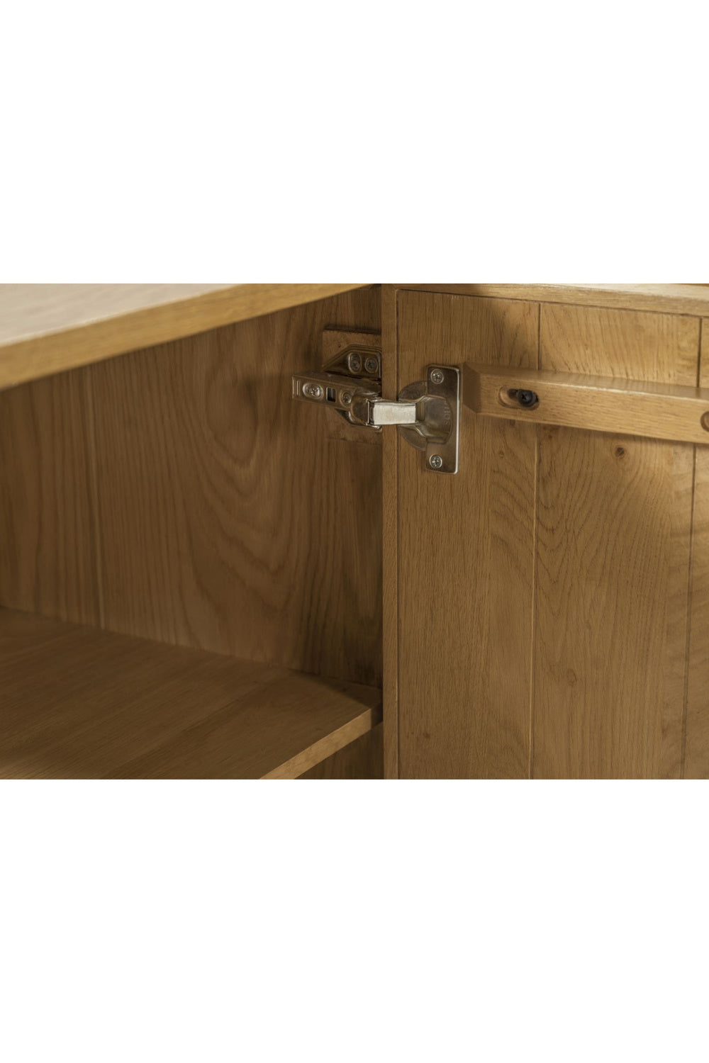   Modern European furniture - Japandi Oak 4-Door Sideboard - www.oroa.com | Oroa.com