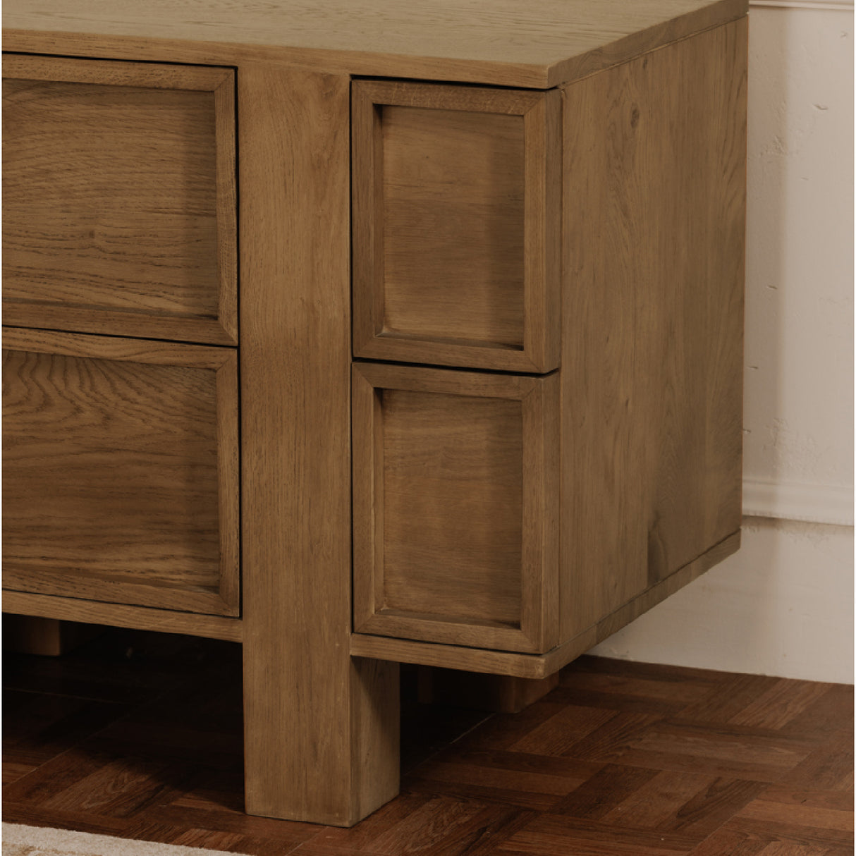 Modern European furniture - Oak 6-Drawer Nightstand - www.oroa.com