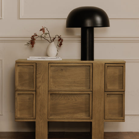 Modern European furniture - Oak 6-Drawer Nightstand - www.oroa.com