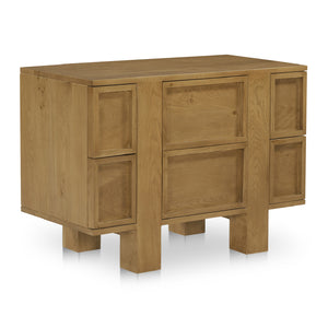 Modern European furniture - Oak 6-Drawer Nightstand - www.oroa.com