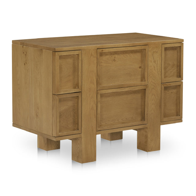 Modern European furniture - Oak 6-Drawer Nightstand - www.oroa.com