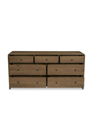 Modern European furniture - Solid Oak 7-Drawer Dresser - www.oroa.com