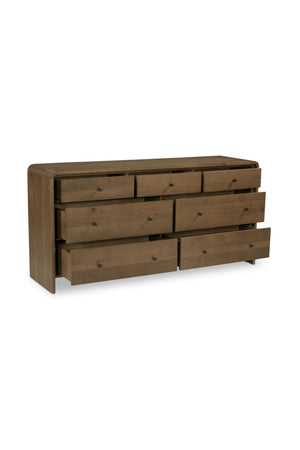 Modern European furniture - Solid Oak 7-Drawer Dresser - www.oroa.com