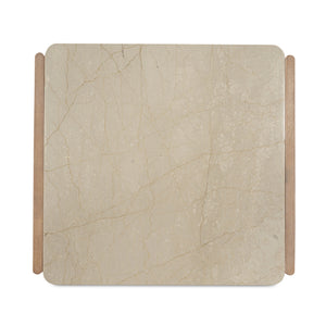 Modern European furniture - Marble Top Oak Coffee Table - www.oroa.com