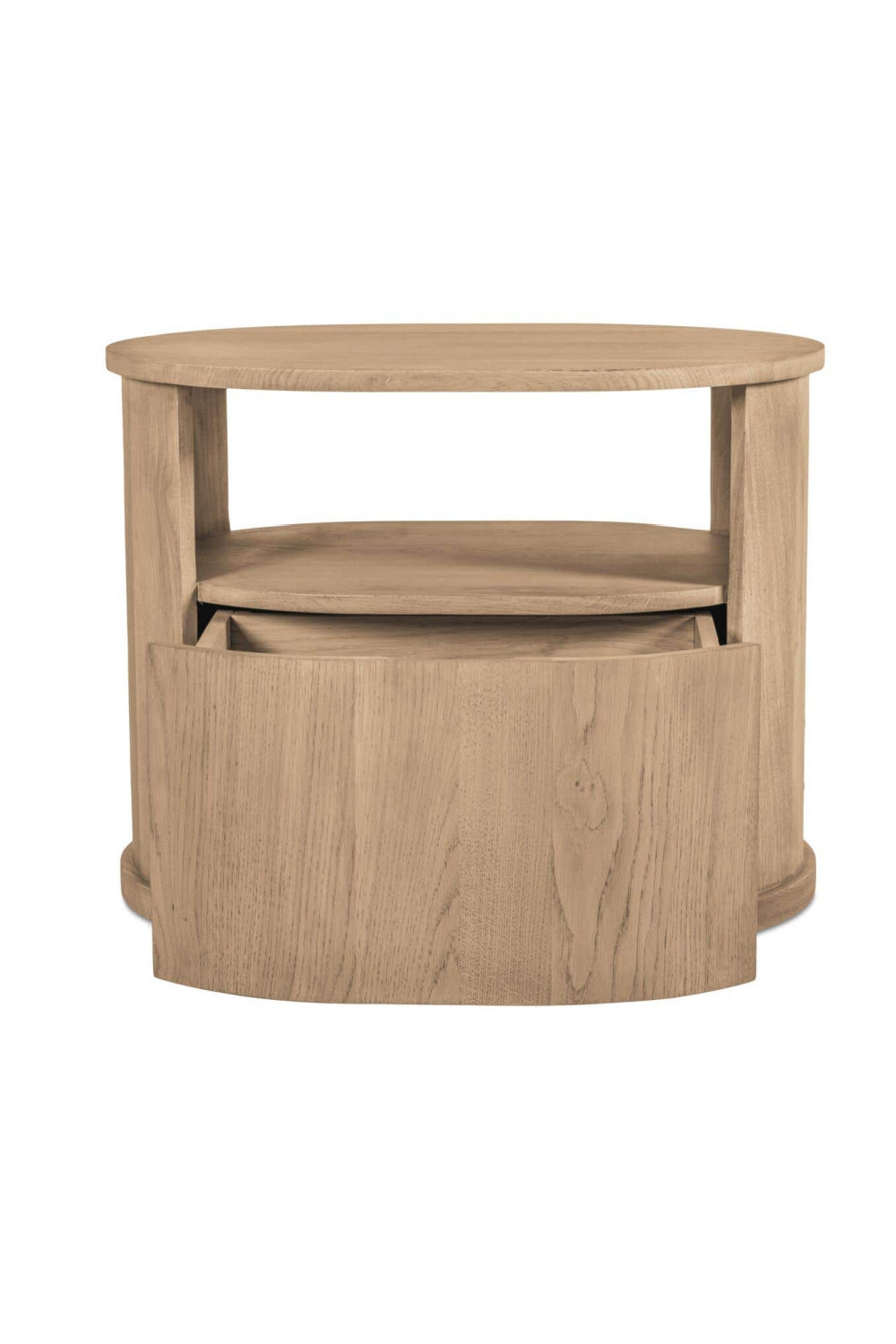 Modern European furniture - Oak 1-Drawer Nightstand - www.oroa.com